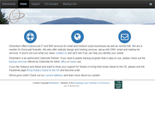 Tablet Screenshot of dimentech.com